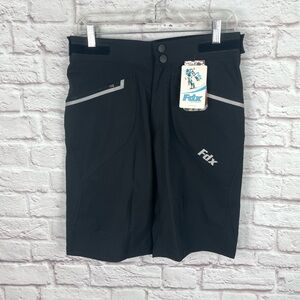 FDX Nomad Black Mens Summer Black Cycling Shorts Size M New!